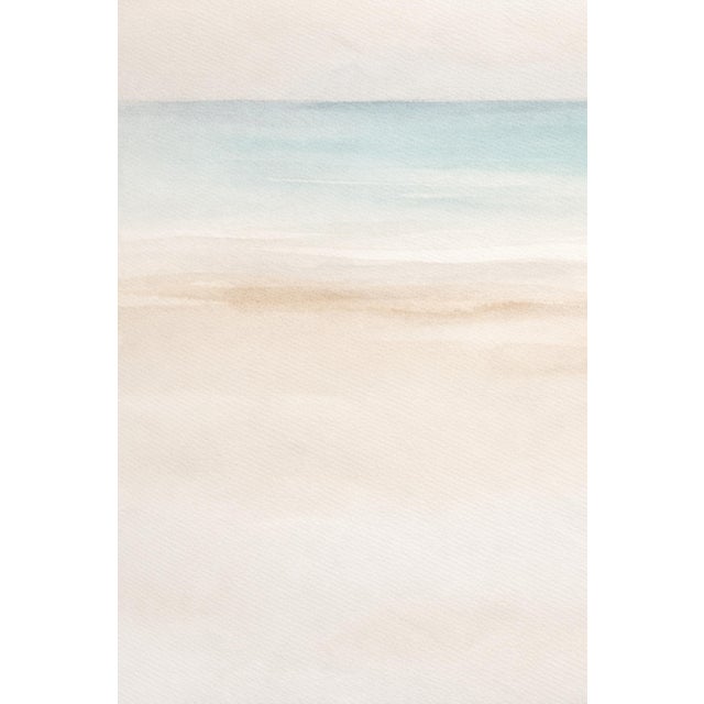 Paper Minimalist Coastal Horizon, Abstract Beach Wall Art Print, 24″ × 36″ For Sale - Image 7 of 9