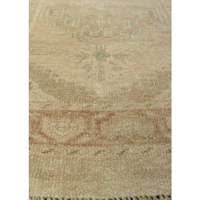 Turkish Turkish Mini Rug Oriental Hand Knotted Vintage Rug 1'11" x 3'1" #21081 For Sale - Image 3 of 8