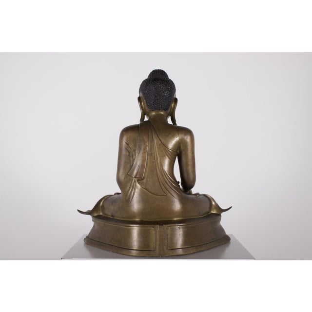Unknown, Burmese Buddha, 1800s, Bronze For Sale - Image 3 of 8