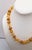 Givenchy Vintage Signed Givenchy Goldtone Faux-Amber Beaded Necklace For Sale - Image 4 of 9