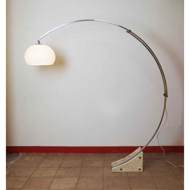 Arc Floor Lamp by Harvey Guzzini, 1960s For Sale - Image 13 of 13