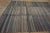 Gray 1920s Multicolor Stripe Design Antique American Shaker Flat Weave Cotton Rag Rug For Sale - Image 8 of 14