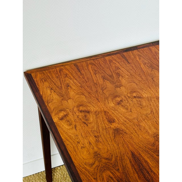 Scandinavian Walnut Dining Table with Butterfly Extensions, 1960 For Sale - Image 16 of 18