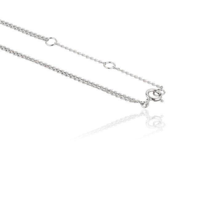 Celestial 2.84ct Sapphire & Diamond Double-Layer Star Station Necklace 14k Gold For Sale - Image 10 of 17