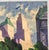 Vintage James Russell Sherman Central Park Plaza Hotel Roof New York Painting For Sale In Boston - Image 6 of 11