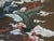 1930s Chinese Dragon Painted Glass Colored Flowers White Clouds Brown Wood Frame Brass Hanging Hardware For Sale - Image 13 of 14
