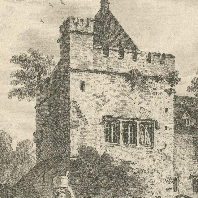 After Paul Sandby, Ruins of Stanton Court, Oxfordshire, 1778, Engraving For Sale - Image 9 of 12