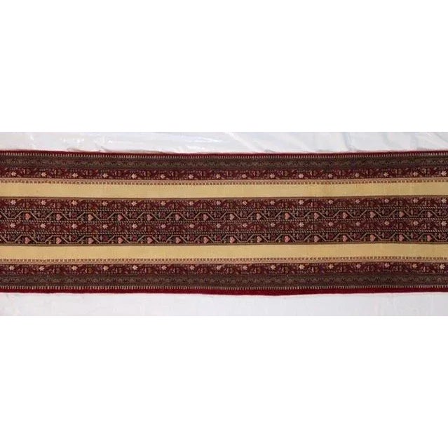 1970s 1970's Persian Kork Qum Runner, 2'7" X 13'5" For Sale - Image 5 of 10