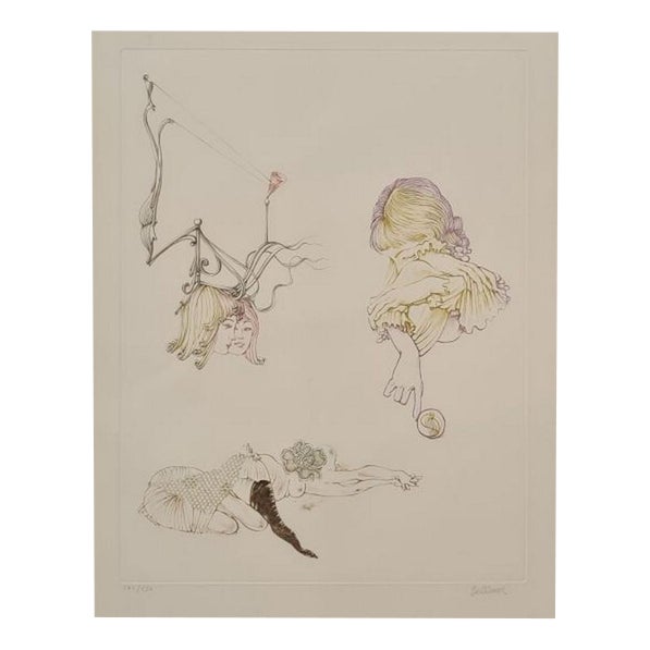 Hans Bellmer, Mirror of Dreams, 1972, Etching For Sale