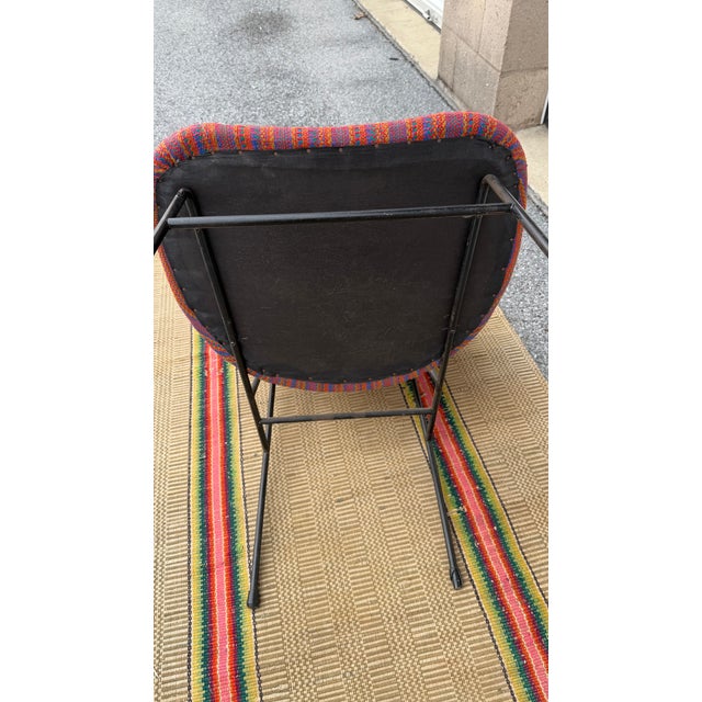 A Vintage Mid Century Danish Kofod Larsen Wrought Iron Penguin Lounge Chair, 1950’s For Sale - Image 4 of 18