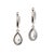 14k White Gold 1.64ctw Gia Pear Shape Halo Diamond Drop Dangle Earrings, A Pair For Sale In Houston - Image 6 of 12