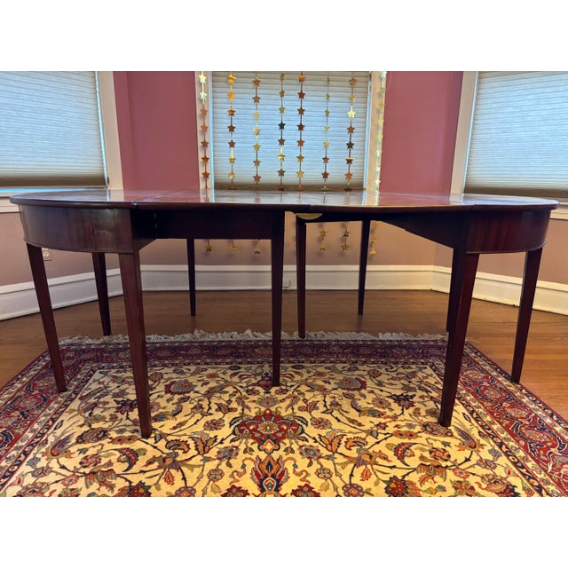 Antique Solid Wood Dining Table – Seats 10–12 | Custom 48” Leaf For Sale - Image 11 of 15