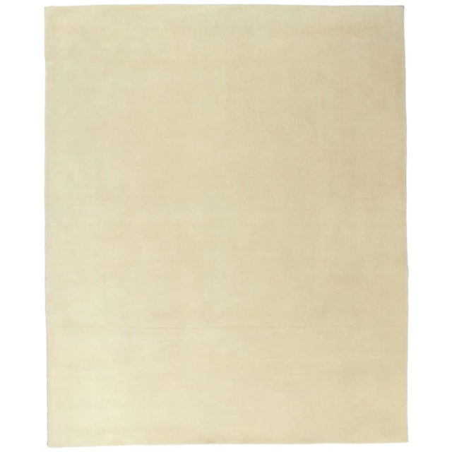Contemporary Ivory Area Rug - 08'03 X 10'00 For Sale - Image 9 of 9
