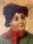 Art Nouveau Antique Italian School Oil Portrait of Smoking Boy, Signed, 19th C For Sale - Image 3 of 8