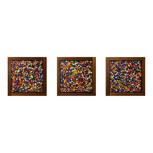 Paintings “Continuum” by Chae Flux - Set of 3 For Sale