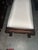Wood Mahogany Clawfoot Bench by Georgian Furnishings Co. Of New Orleans - Vintage Late 20th Century For Sale - Image 7 of 9