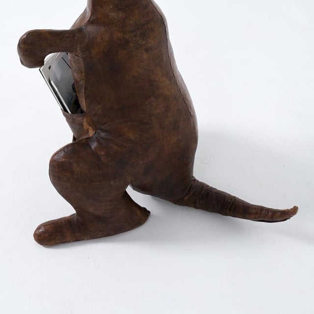 Leather Magazine Holder by Dimitri Omersa for Abercrombie & Fitch, 1960s For Sale - Image 14 of 18