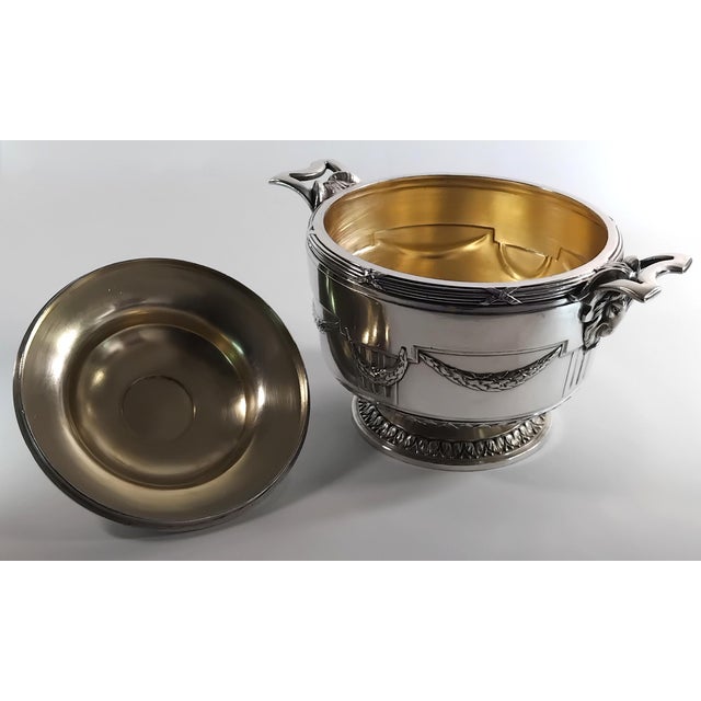 Christofle-Gallia Large Sugar Bowl For Sale - Image 6 of 6