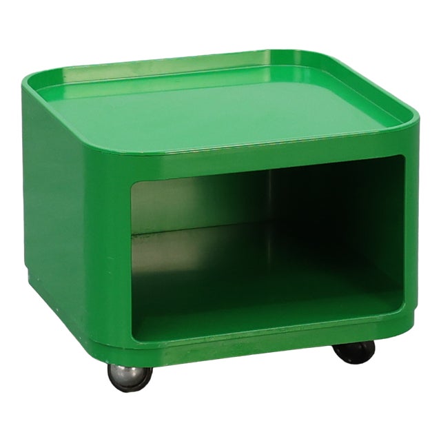 Green Model 4970 Storage Unit by Anna Castelli Ferrieri for Kartell, Italy, 1970s For Sale