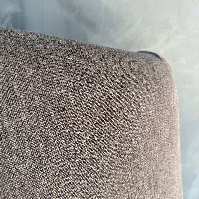 Slip Cover Only for Alma Accent Chair in Color Cafe Noir For Sale In Los Angeles - Image 6 of 7