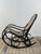Thonet Rocking Chair in Blackened Curved Wood and Cane, 1900s by Michael Thonet, 1890s For Sale - Image 3 of 10