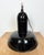 Industrial Black Enamel Factory Lamp with Cast Iron Top, 1930s For Sale - Image 16 of 18