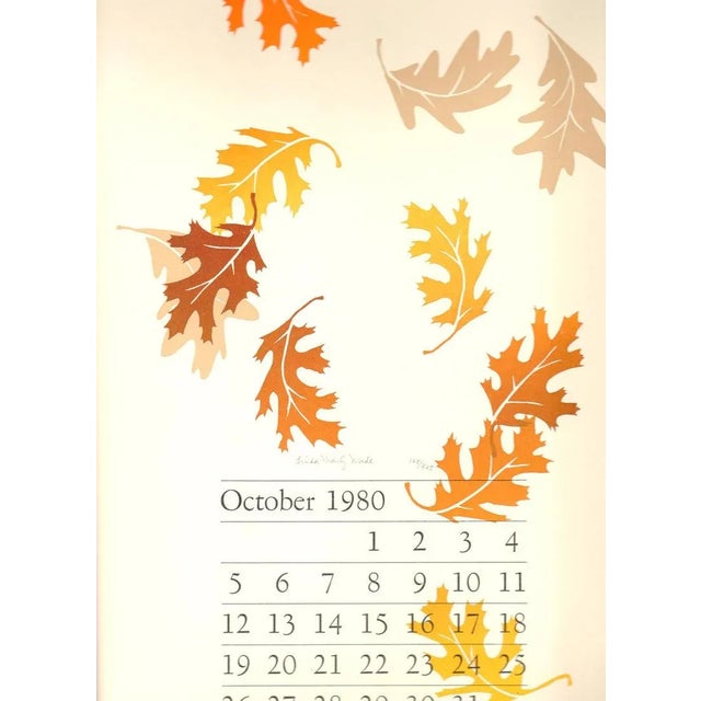 Artist: Linda M. Manly Title: Untitled (Fall Leaves) Year: 1980 Signed: Yes Medium: Serigraph Paper Size: 14 x 10 inches (...