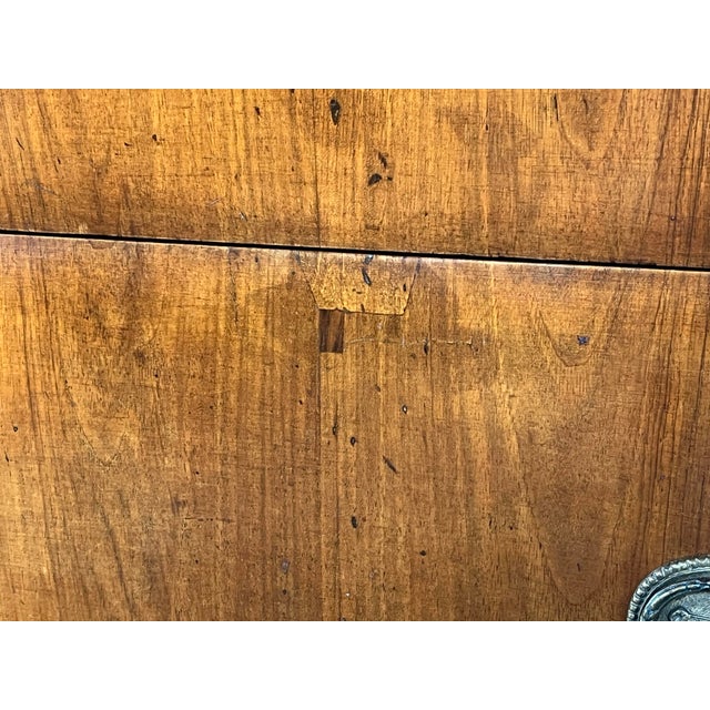 Early 19th Century 19th Century Italian Neoclassical Walnut Commode With Inlay For Sale - Image 5 of 12