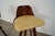 1960’s Mid-Century Modern Walnut & Leather Bar Stools - A Pair For Sale - Image 9 of 12