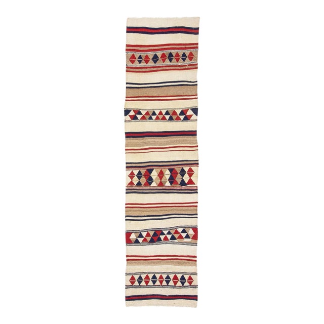Vintage Herki Kilim Runner For Sale