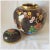 Fine Vintage Asian, Chinese Cloisonne Bronze Ginger Jar, Urn, Floral Motif For Sale - Image 6 of 7