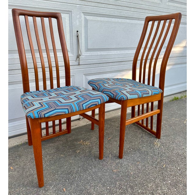 1980s Kai Kristiansen Chairs- Pair For Sale - Image 5 of 8