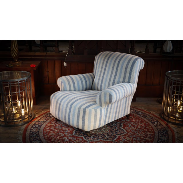 Textile Lounge Chair from Howard and Sons, 2010s For Sale - Image 7 of 18