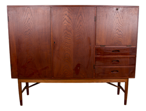 Danish Highboard in Teak by Kurt Ostervig for Randers Mobelfabrik, 1960s