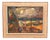Lars Niklasson, Landscape with Figures, 1960s, Oil Painting on Panel, Framed For Sale
