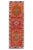 Textile 1950s Vintage Tribal Rug in Red, Orange, Medallions and Geometric Patterns For Sale - Image 7 of 7