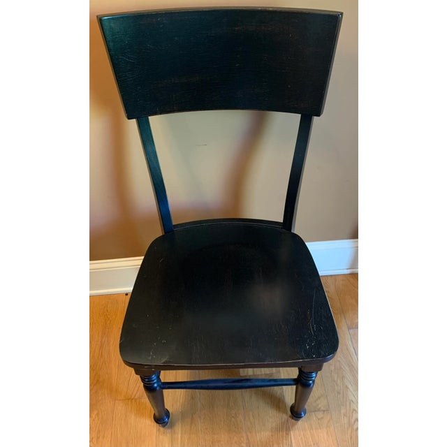 1990s Vintage Wood Bar Stool For Sale In Los Angeles - Image 6 of 12