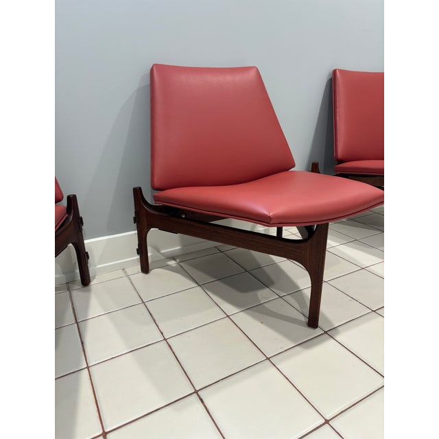 1950s Triangular Chairs- Set of 3 For Sale - Image 10 of 12