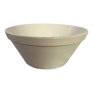 Early 1900s Large French White Ironstone Bowl For Sale