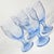 Vintage Periwinkle Ice Goblets- Set of Four For Sale - Image 9 of 18