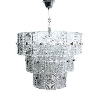 Vintage Crystal Chandelier, Austria, 1960s For Sale