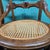 Pair of Vintage Wooden Chairs With Wicker Seats For Sale - Image 4 of 14
