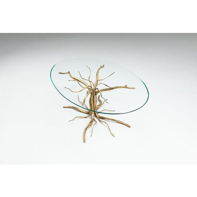 Metal Brutalist Tree-Shaped Coffee Table from Salvino Marsura, Italy, 1970s For Sale - Image 7 of 17