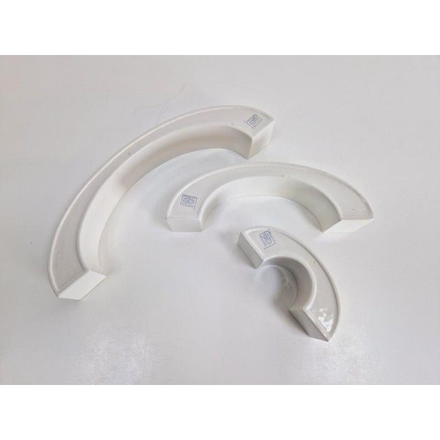 White Glass Wall Lamp by F. Codato for Murano Due, 1990 For Sale - Image 8 of 17
