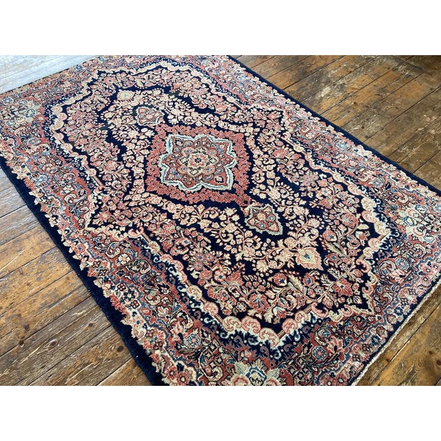 1940s Vintage Sarouk Rug, 1940s For Sale - Image 5 of 16