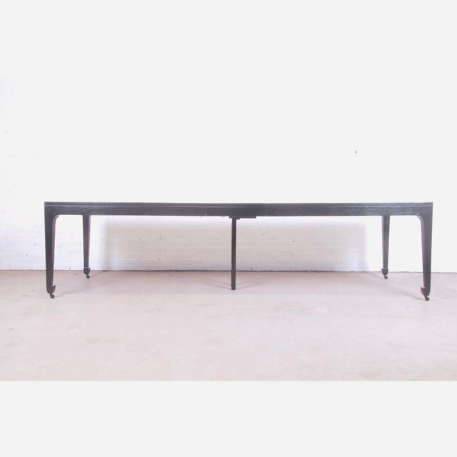 Mid-Century Modern Mid Century Baker Far East Dining Table For Sale - Image 3 of 7
