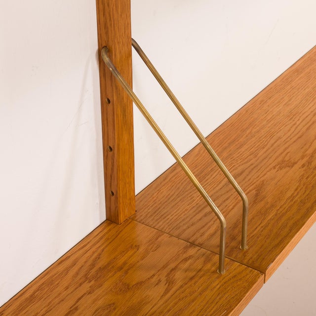 Scandinavian Oak Wall Unit by Preben Sørensen for PS System, Denmark, 1970s For Sale - Image 17 of 18