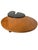Large Biomorphic Kidney Shaped Two-Tone Mahogany & Black Coffee / Cocktail Table For Sale - Image 12 of 18