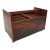 Mid 20th Century Rolf Hesland for Bruksbo Brazilian Rosewood Lp Record Caddy/Magazine Rack For Sale