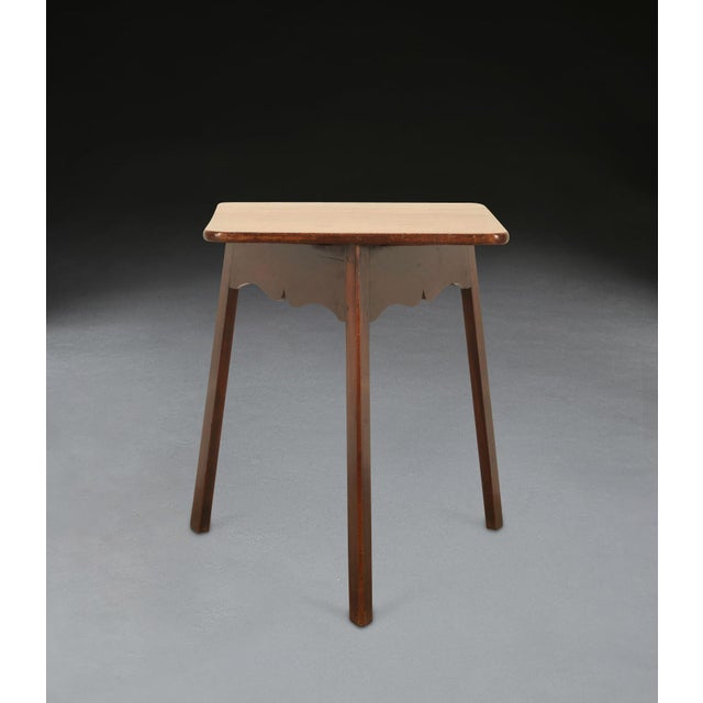 Geo III Mahogany and Fruitwood Cricket Table, 1760 For Sale - Image 6 of 12